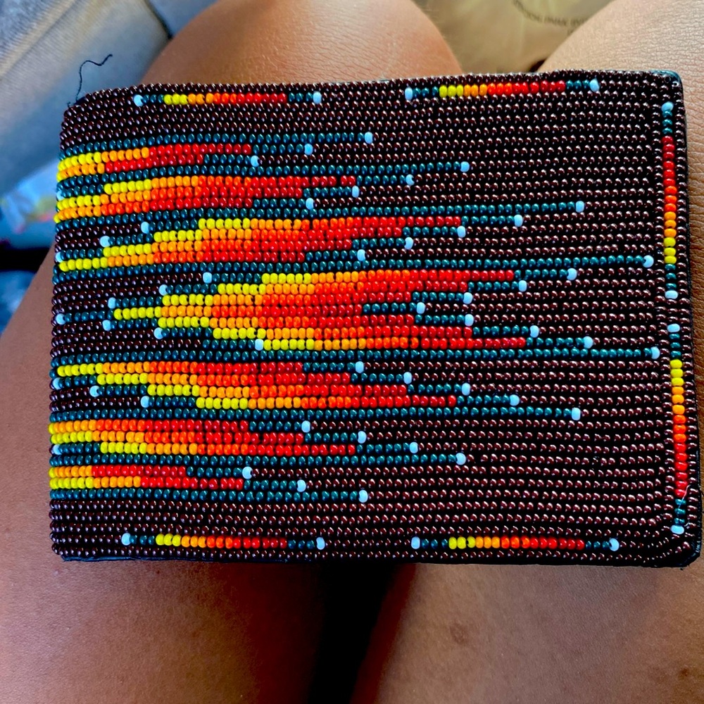 Native American beaded wallet